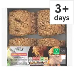 Tesco Tesco Finest Greek Feta & Spinach Pesto Rolls 188g offer