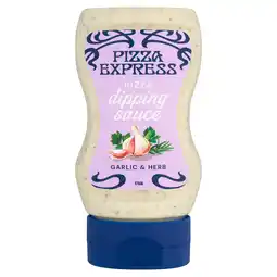 Tesco Pizza Express Garlic & Herb Pizza Dipping Sauce 255G offer