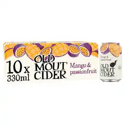 Tesco Old Mout Cider Mango and Passionfruit Can 10x330ml offer