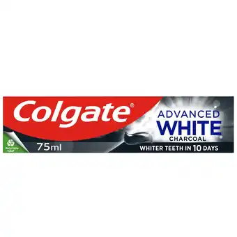 Tesco Colgate Advanced Whitening Charcoal Toothpaste 75ml offer