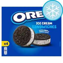 Tesco Oreo Vanilla Ice Cream Sandwiches 4x110ml offer