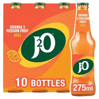 Tesco J2O Orange & Passion Fruit 10x275ml offer