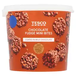 Tesco Tesco Chocolate Fudge Mini Bites 196g offer