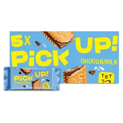 Tesco Bahlsen Pick Up! Choco & Milk Chocolate Biscuit Bars Multipack, 5 Pack 140g offer