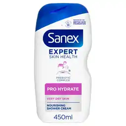 Tesco Sanex Expert Skin Health Pro Hydrate Shower Gel 450ml offer