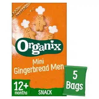 Tesco Organix Mini Gingerbread Men Biscuits 5x20g offer