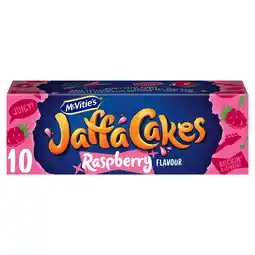 Tesco McVitie's Jaffa Cakes - Raspberry Flavour 10 Pack 110g offer