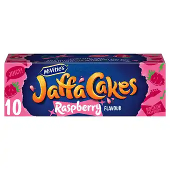 Tesco McVitie's Jaffa Cakes - Raspberry Flavour 10 Pack 110g offer