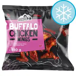 Tesco Discover In Buffalo Chicken Wings 550G offer