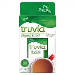 Tesco Truvia Sweetener From Stevia Leaf 100 Tablets 5G offer