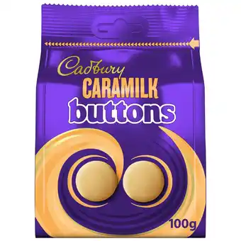 Tesco Cadbury Caramilk Chocolate Buttons Bag 100G offer