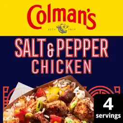 Tesco Colman's Big Night In Salt & Pepper Chicken recipe Mix 23G offer