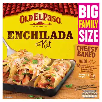 Tesco Old El Paso Cheesy Baked Enchilada Kit 995G offer