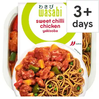 Tesco Wasabi Sweet Chilli Chicken Yakisoba Noodles 450G offer