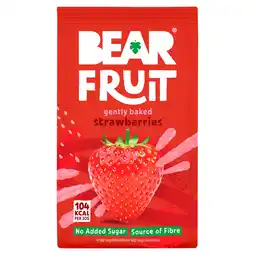 Tesco BEAR Fruit Dried Strawberries 90g offer