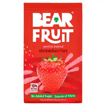 Tesco BEAR Fruit Dried Strawberries 90g offer