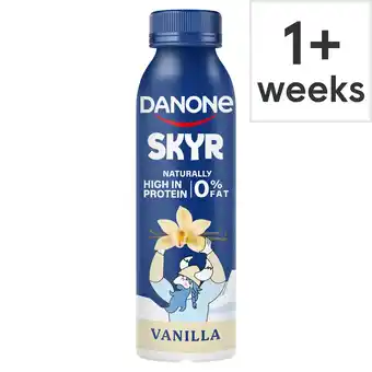 Tesco Danone Skyr 0% Fat High Protein Vanilla Yoghurt Drink 270g offer