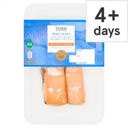 Tesco Tesco Ready To Eat Honey Hot Smoked Salmon Fillets 180g offer