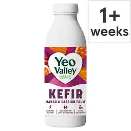 Tesco Yeo Valley Organic Kefir Mango & Passion Fruit Yogurt Drink 500ml offer