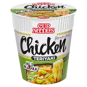 Tesco Nissin Cup Noodles Instant Ramen Pot Chicken Teriyaki 70g offer