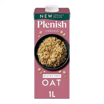 Tesco Plenish Organic Gluten Free Oat Milk 1L offer