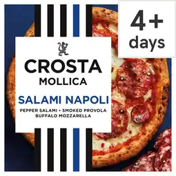 Tesco Crosta & Mollica Salami Napoli Sourdough Pizza 413g offer