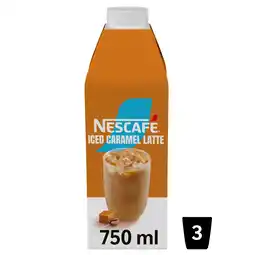 Tesco Nescafe Iced Coffee Caramel Flavour Latte 750ml  offer