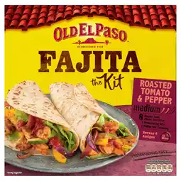 Tesco Old El Paso Tomato & Pepper Fajita Kit 505G offer