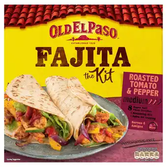 Tesco Old El Paso Tomato & Pepper Fajita Kit 505G offer