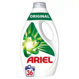 Tesco Ariel Original Laundry Washing Liquid 36 washes 1116ml offer