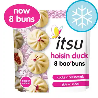 Tesco itsu 8 hoisin duck bao buns 256g offer