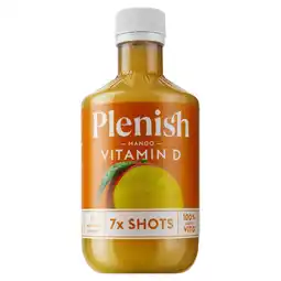 Tesco Plenish Mango Vitamin D Dosing Bottle 7x Shots 420ml offer