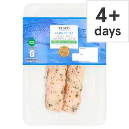 Tesco Tesco Ready To Eat Lemon & Parsley Salmon Fillets 180g offer