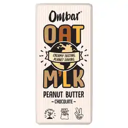 Tesco Ombar Oat M'lk Peanut Butter chocolate bar 70g offer