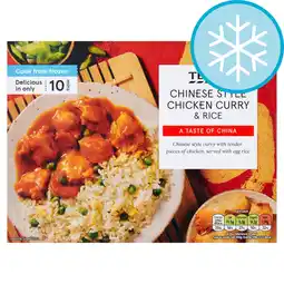 Tesco Tesco Chinese Style Chicken Curry & Rice 400g offer