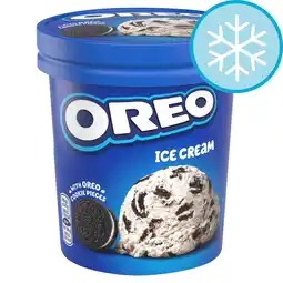 Tesco Oreo Vanilla Ice Cream 425ml offer
