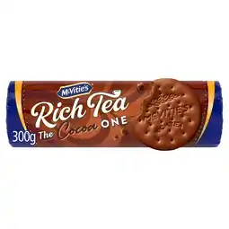 Tesco McVitie's Rich Tea Cocoa Biscuits 300g offer