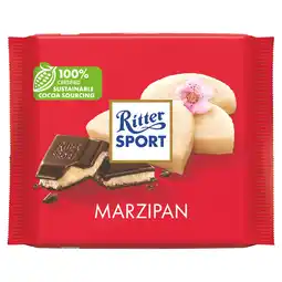 Tesco Ritter Sport Marzipan Chocolate 100g offer