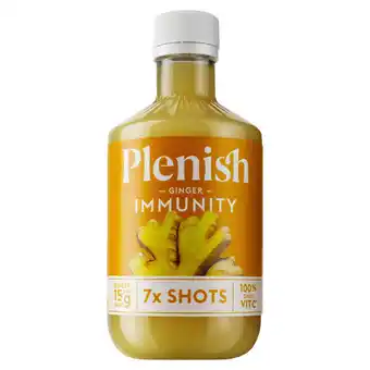 Tesco Plenish Ginger Immunity Dosing Bottle 7x Shots 420ml offer