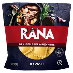 Tesco La Famiglia Rana Braised Beef & Red Wine Ravioli 250g offer