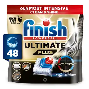 Tesco Finish Ultimate Plus All In One Fresh 48 Dishwasher Tablets 585.6g offer