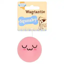 Tesco Wagtastic Face Balls Dog Toys offer