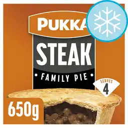 Tesco Pukka Steak Family Pie offer