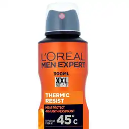 Tesco L’Oreal Men Expert Thermic Resist Heat Antiperspirant Deodorant 300Ml offer