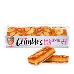 Tesco Mrs Crimble's Bakewell Slices 4 Pack offer