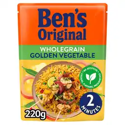 Tesco Ben's Original Wholegrain Golden Veg 220g offer