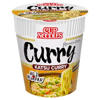 Tesco Nissin Cup Noodles Instant Ramen Pot Katsu Curry 67g offer