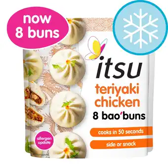Tesco itsu 8 teriyaki chicken bao buns 256g offer