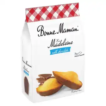 Tesco Bonne Maman Chocolate Madeleines with Milk 7 Pack offer