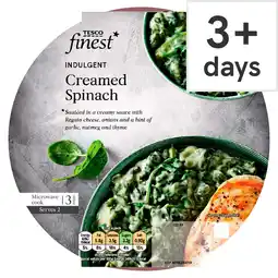 Tesco Tesco Finest Indulgent Creamed Spinach 250g offer